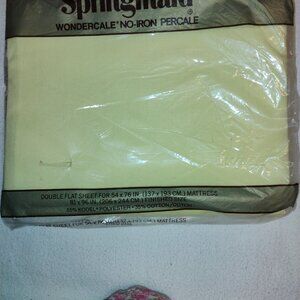Spring maid vintage sheet
